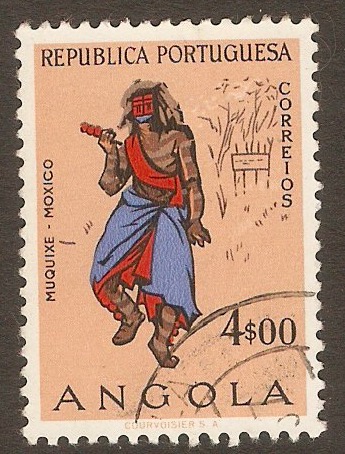Angola 1957 4E Muquixe man. SG530.
